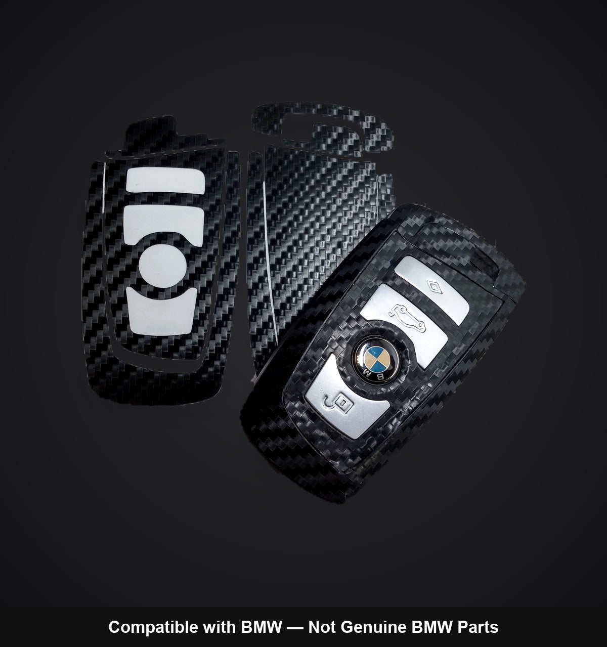 SuperWrappz LATCH colour-matched key fob wrap, compatible with BMW