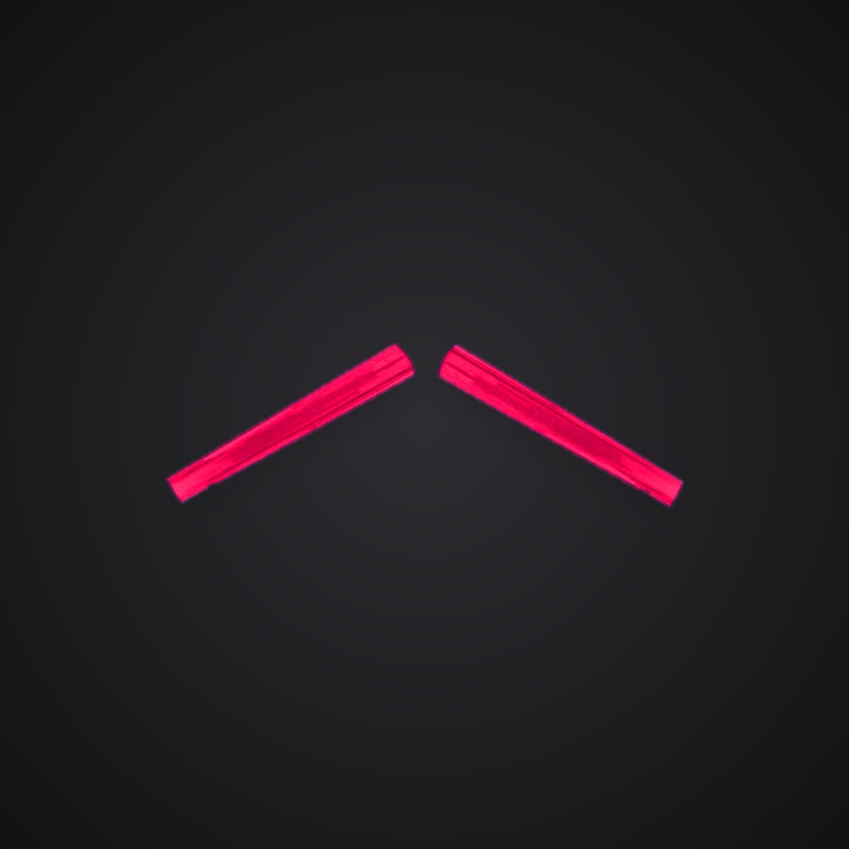 Pink reflective V-brace overlay, two pre-cut strips — SuperWrappz hero. Compatible with BMW — Not Genuine BMW Parts.