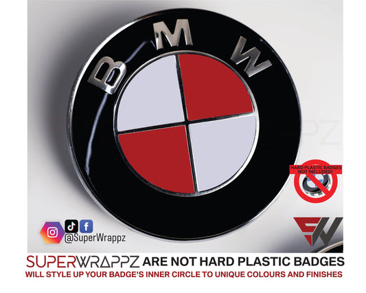 🏴 England & 🇨🇦 Canada Flag V1 BMW Badge Overlay — Compatible with E/F Series | SuperWrappz