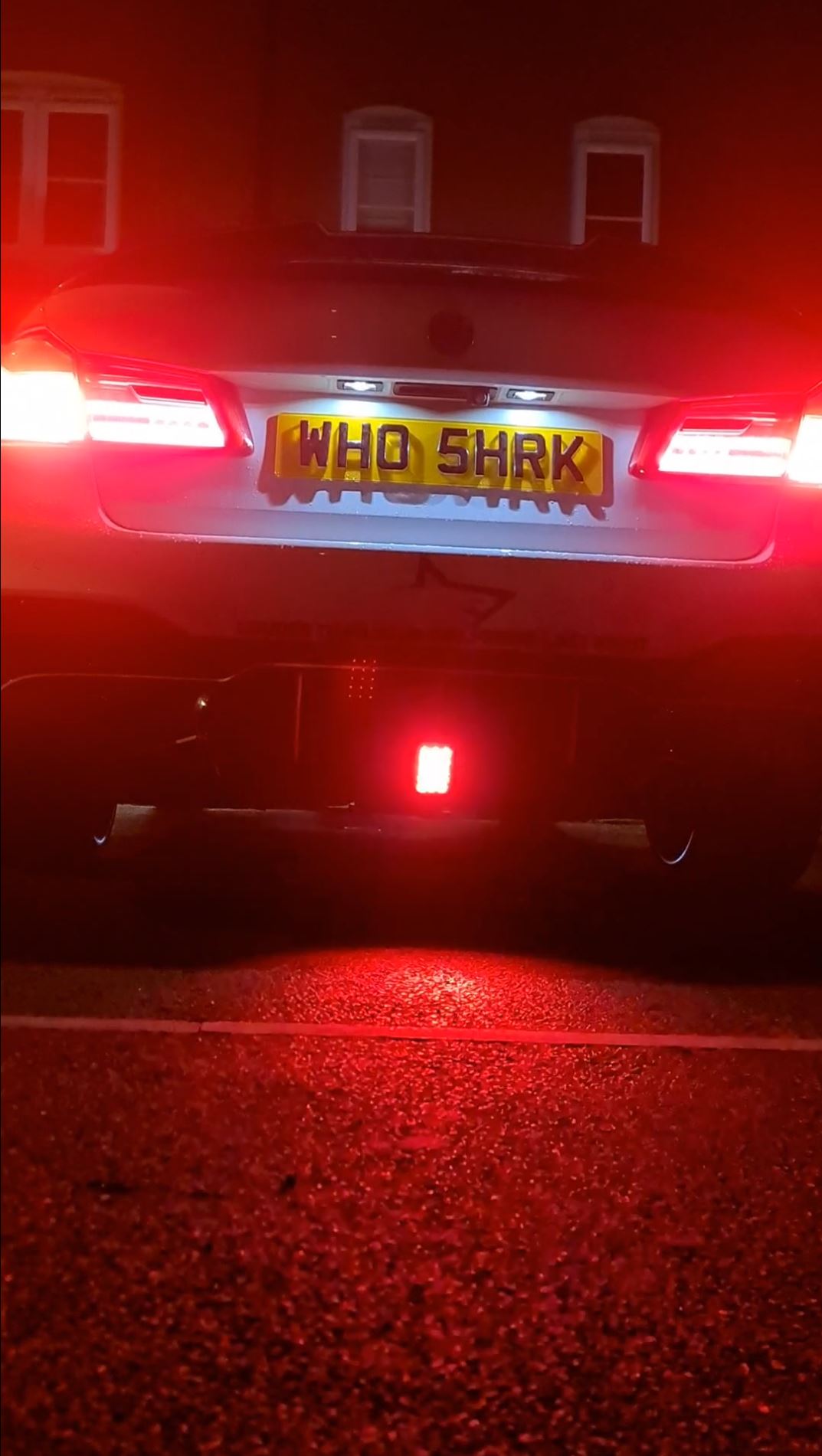 f1 style drl red 15 led rear tail stop fog brake light safety for bmw audi mercedes