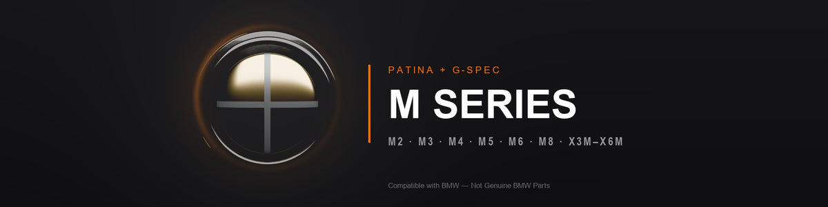 BMW M Series badge overlays and wraps - Compatible with BMW, Not Genuine BMW Parts