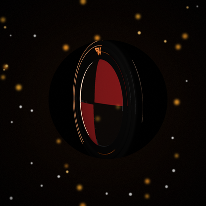 Black red gloss BMW badge overlay — SuperWrappz hero