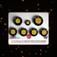 Full Yellow Carbon V1 BMW Badge Overlay — Compatible with E/F Series | SuperWrappz
