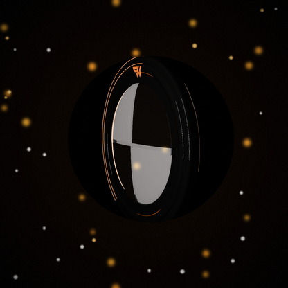 Half Black Gloss BMW badge overlay — SuperWrappz hero