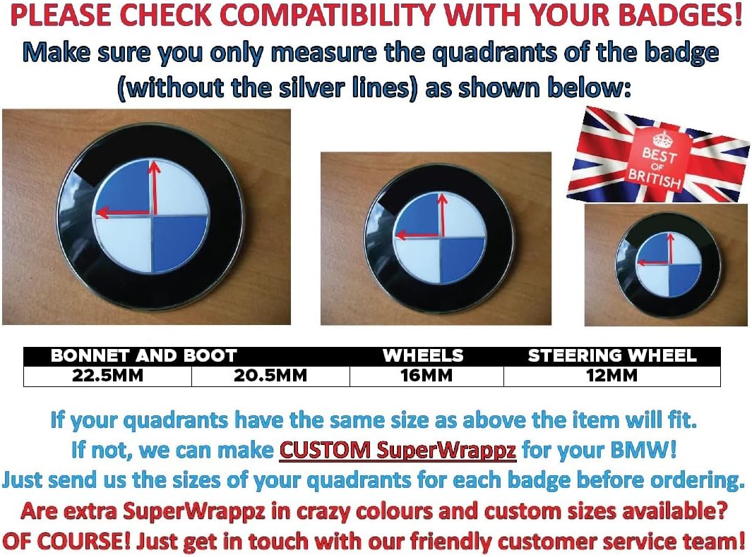 Full Black Carbon V2 BMW Badge Overlay — Compatible with F40/G20/G30 (2017+) | SuperWrappz