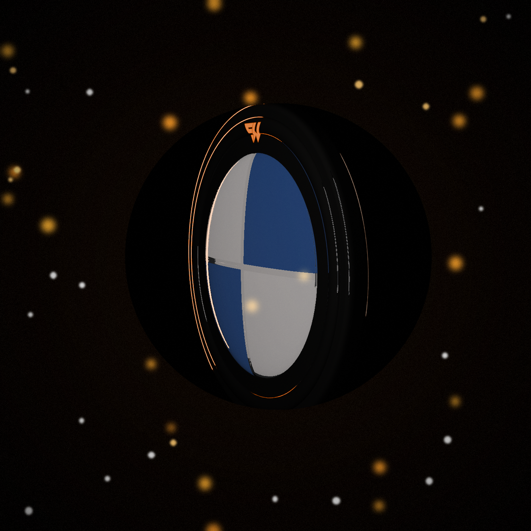 White blue gloss BMW badge overlay — SuperWrappz hero