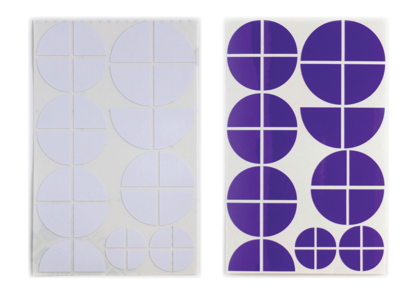 White & Purple Gloss V1 BMW Badge Overlay — Compatible with E/F Series | SuperWrappz