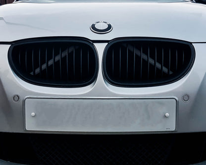 White Reflective V-Brace & Crash Bar Overlay — Compatible with BMW | SuperWrappz