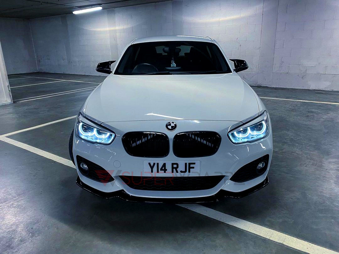 White Reflective V-Brace & Crash Bar Overlay — Compatible with BMW | SuperWrappz