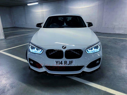 White Reflective V-Brace & Crash Bar Overlay — Compatible with BMW | SuperWrappz