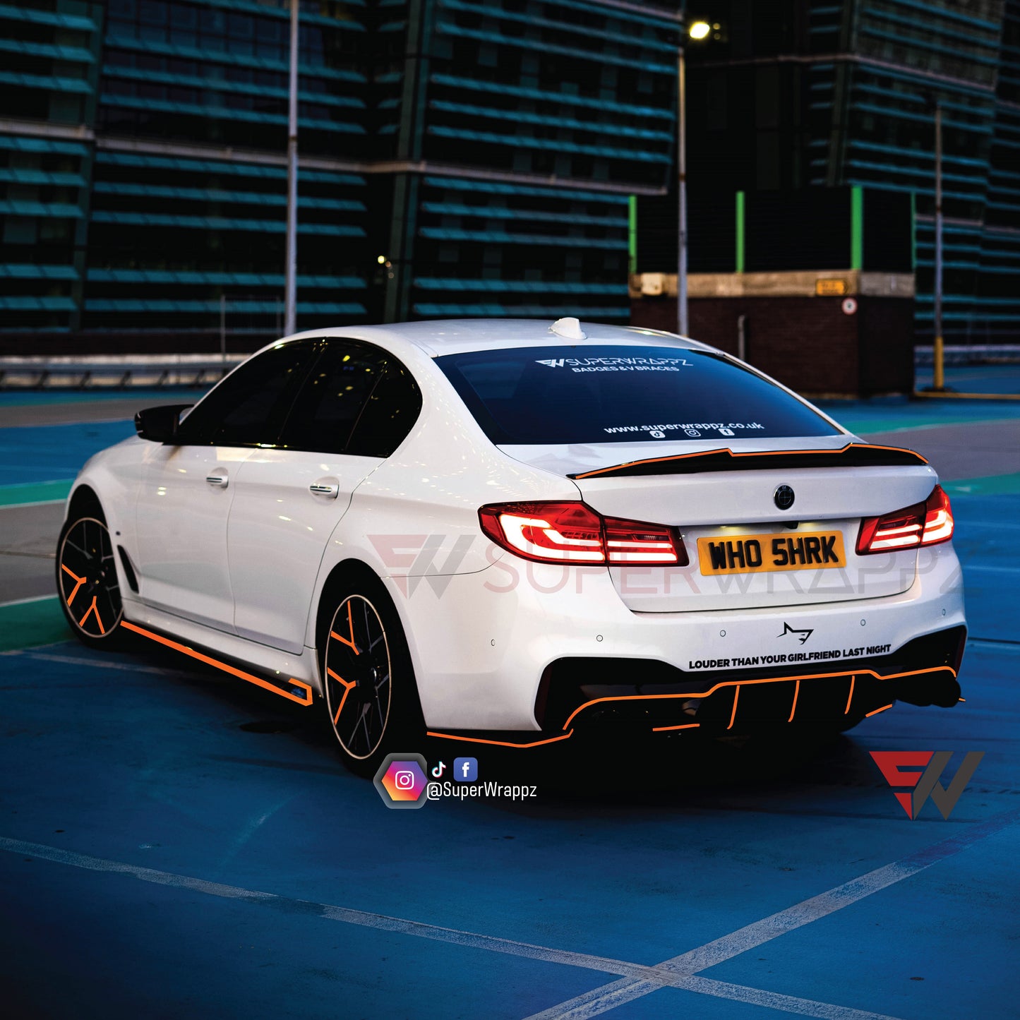 0.5cm orange reflective pin stripes decal sticker wrap kit self adhesive wrap