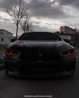 DARK SMOKE BADGE EMBLEM TINT OVERLAY PROTECTION FOR BMW 9 PIECE @FITS ALL BMW@