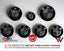 Black & Anthracite Carbon V1 BMW Badge Overlay — Compatible with E/F Series | SuperWrappz