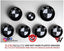 White & Black Carbon V1 BMW Badge Overlay — Compatible with E/F Series | SuperWrappz