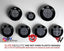 Full Dark Grey Carbon V1 BMW Badge Overlay — Compatible with E/F Series | SuperWrappz