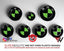 Black & Green Gloss V1 BMW Badge Overlay — Compatible with E/F Series | SuperWrappz
