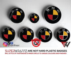🇩🇪 GERMANY & 🇧🇪 BELGIUM Country Flag Gloss Badge Emblem Overlay FOR BMW Sticker Vinyl Quadrants FITS YOUR BMW'S Hood Trunk Rims Steering Wheel