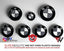 Half Dark Grey Carbon V1 BMW Badge Overlay — Compatible with E/F Series | SuperWrappz