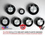 Half Silver Carbon V1 BMW Badge Overlay — Compatible with E/F Series | SuperWrappz