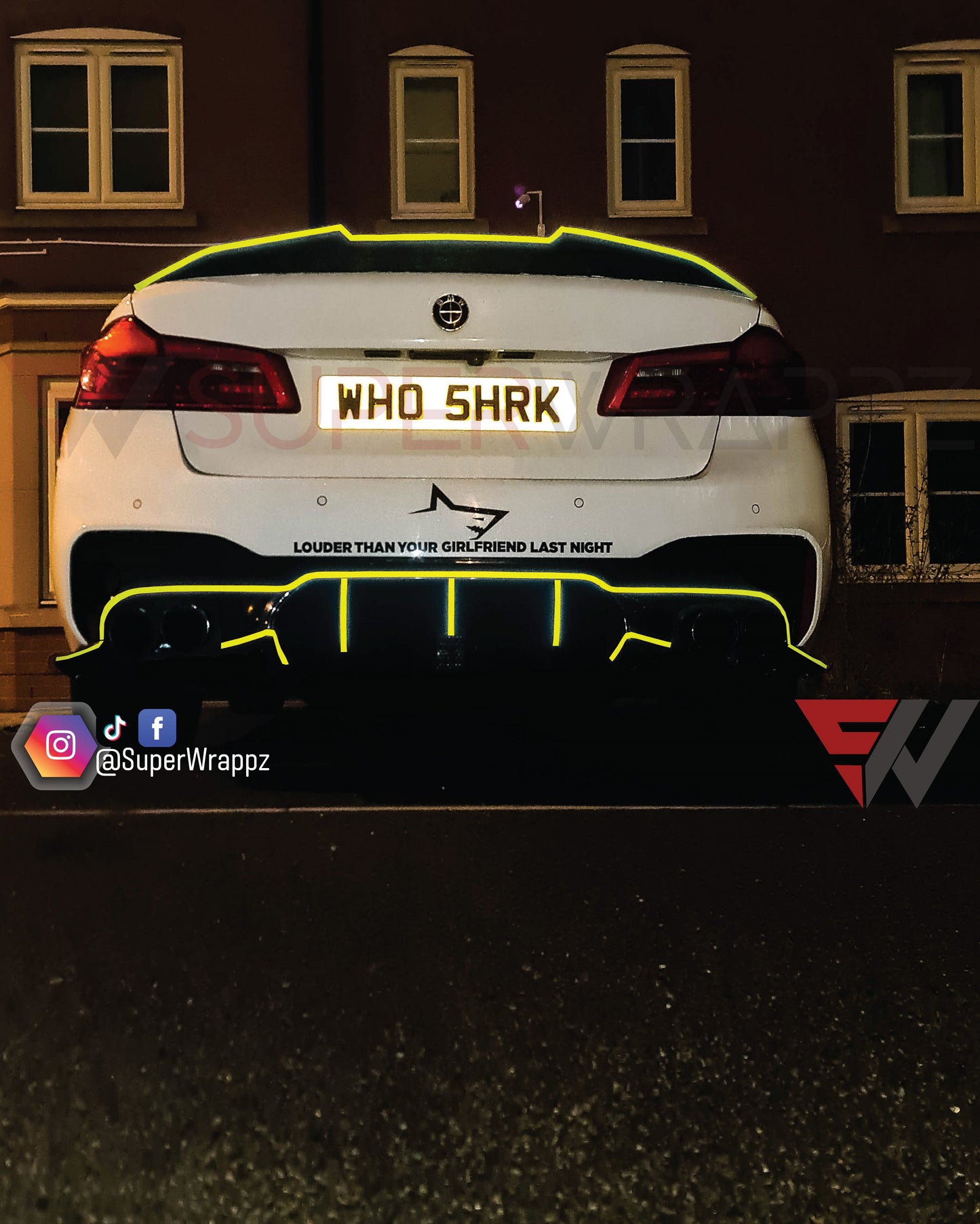 0.5cm yellow reflective pin stripes decal sticker wrap kit self adhesive wrap