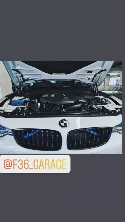 Blue Reflective V-Brace & Crash Bar Overlay — Compatible with BMW | SuperWrappz