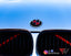 Black & Red Carbon V1 BMW Badge Overlay — Compatible with E/F Series | SuperWrappz