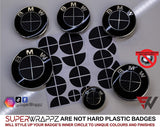 v2 full black carbon badge emblem overlay for f40, g20, g30 bmws from 2017 to now etc. sticker vinyl fits your bmw's hood trunk rims steering wheel