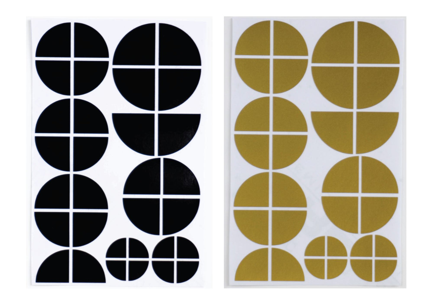 Black & Gold Gloss V1 BMW Badge Overlay — Compatible with E/F Series | SuperWrappz