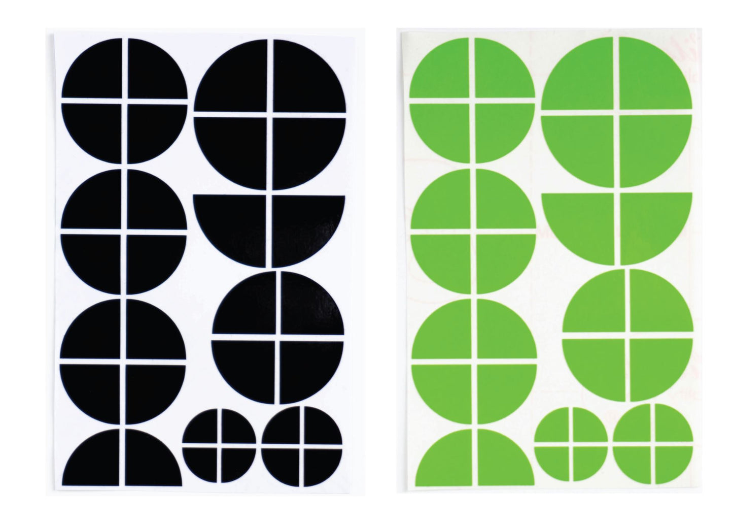 Black & Green Gloss V1 BMW Badge Overlay — Compatible with E/F Series | SuperWrappz