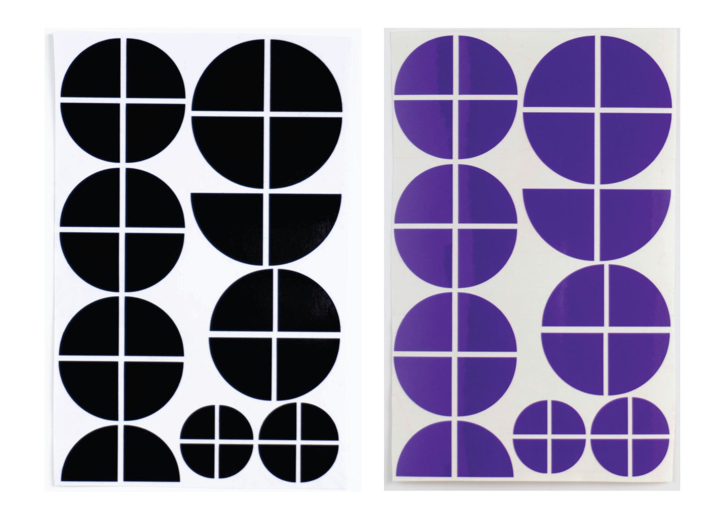 Black & Purple Gloss V1 BMW Badge Overlay — Compatible with E/F Series | SuperWrappz