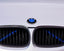 Blue Reflective V-Brace & Crash Bar Overlay — Compatible with BMW | SuperWrappz