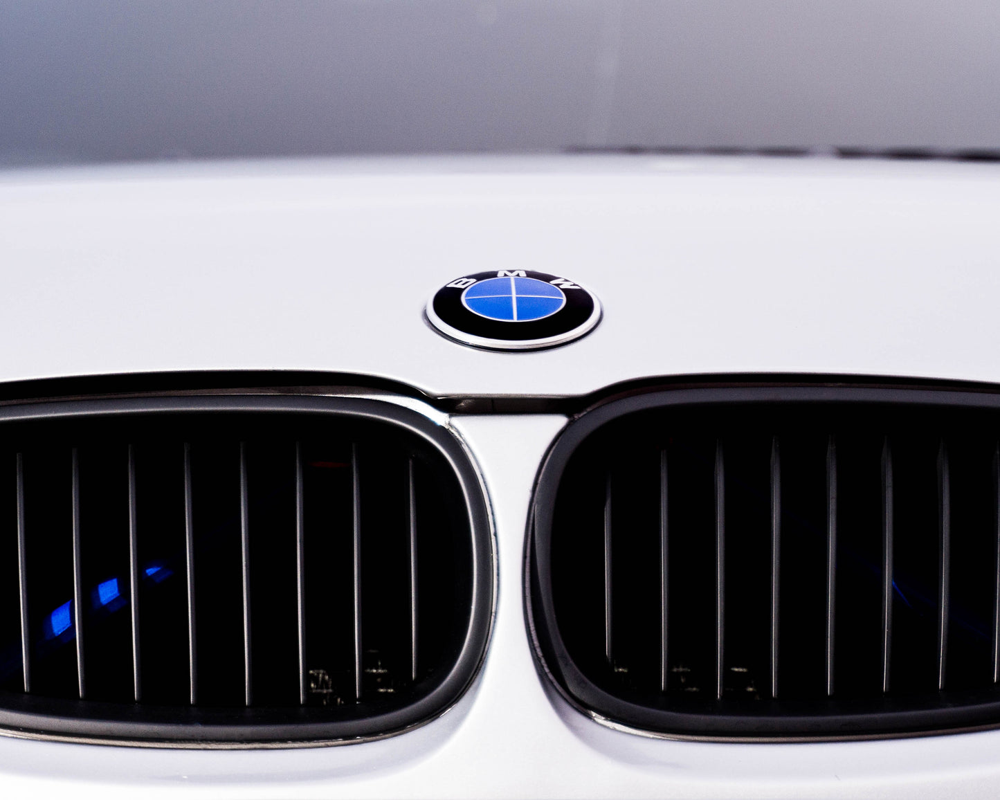 Blue Reflective V-Brace & Crash Bar Overlay — Compatible with BMW | SuperWrappz