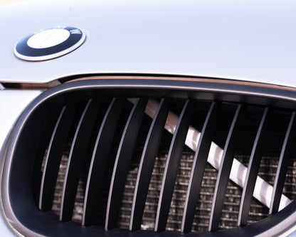 White Reflective V-Brace & Crash Bar Overlay — Compatible with BMW | SuperWrappz