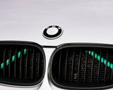 Green Reflective / Luminescent V BARS Overlay FOR BMW Vinyl FITS YOUR BMW'S V BRACES / CRASH BARS