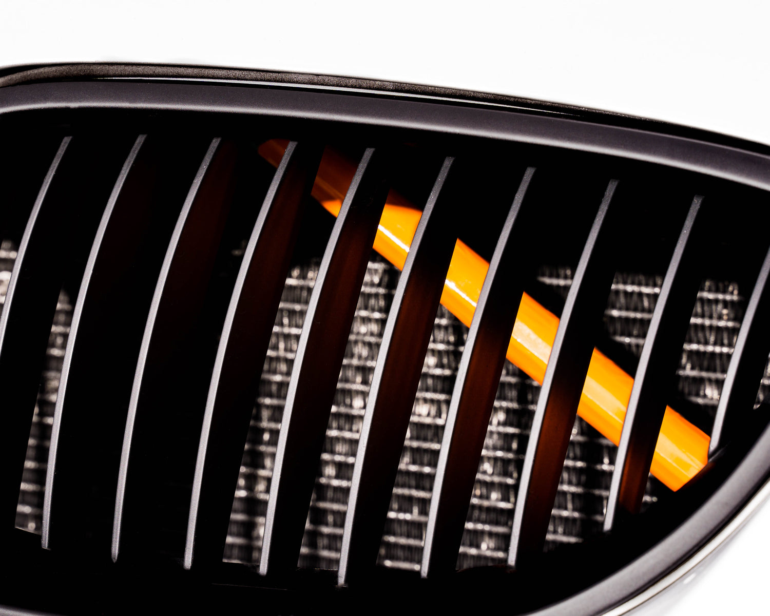 Orange Reflective V-Brace & Crash Bar Overlay — Compatible with BMW | SuperWrappz