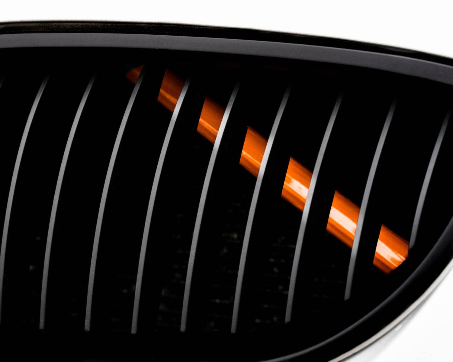 Orange Reflective V-Brace & Crash Bar Overlay — Compatible with BMW | SuperWrappz