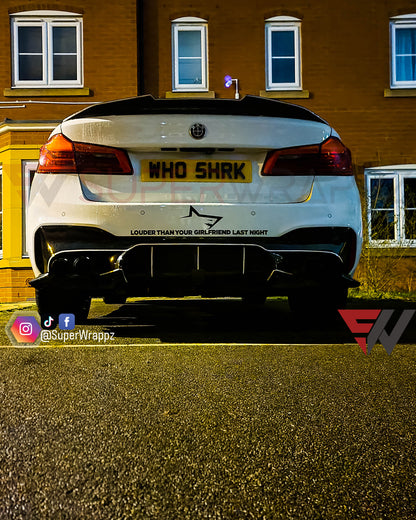 White Reflective Pin Stripes — 1cm BMW Vinyl Decal Kit | SuperWrappz