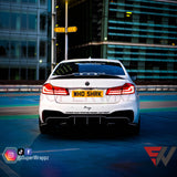 1 CM WHITE REFLECTIVE PIN STRIPES DECAL STICKER WRAP KIT Self Adhesive Wrap
