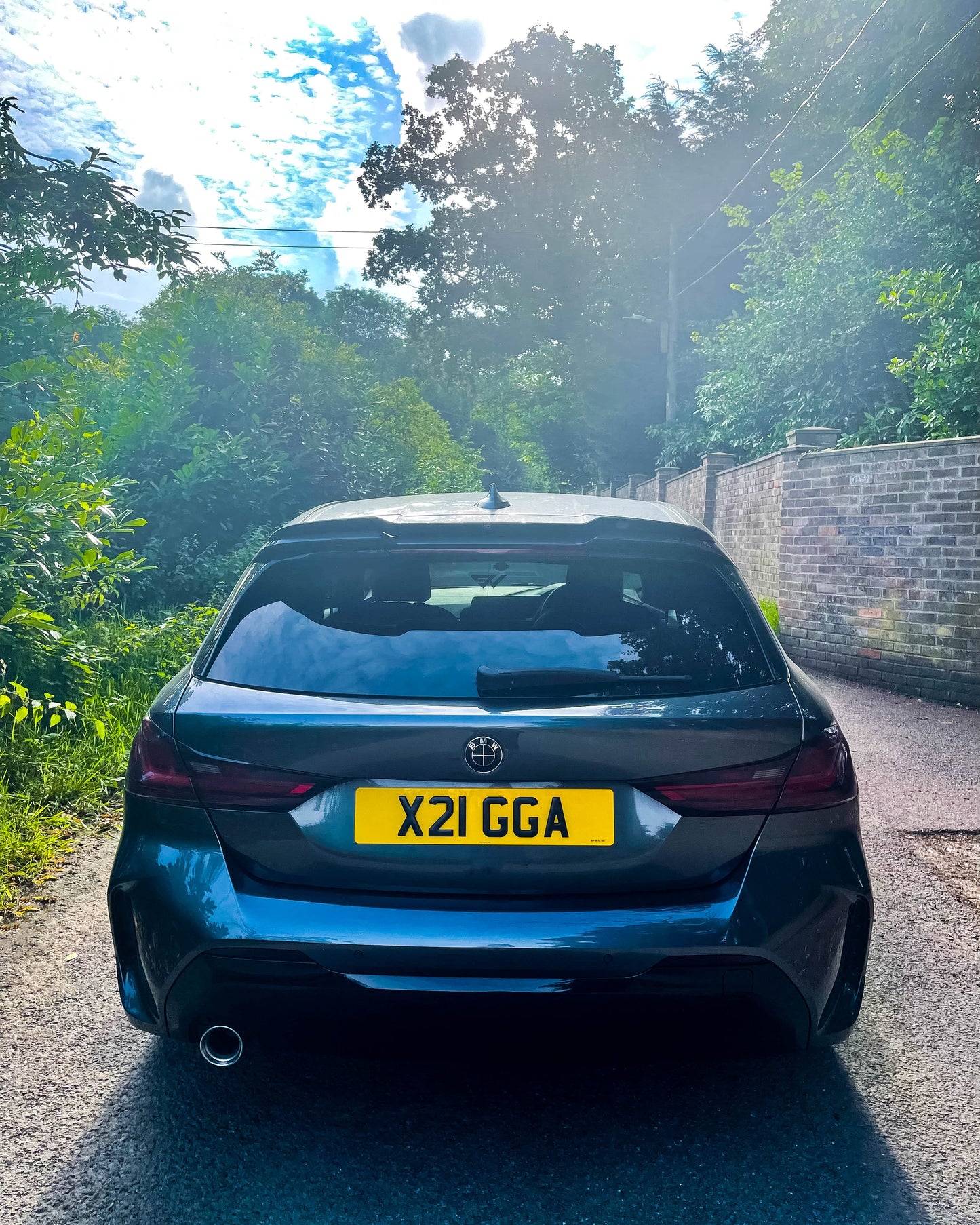 Full Black Gloss V2 BMW Badge Overlay — Compatible with F40/G20/G30 (2017+) | SuperWrappz