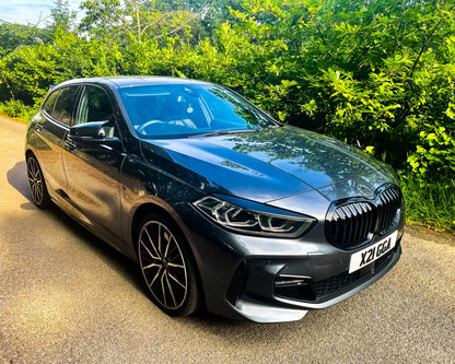 Full Black Gloss V2 BMW Badge Overlay — Compatible with F40/G20/G30 (2017+) | SuperWrappz