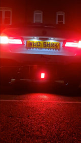 f1 style drl red 15 led rear tail stop fog brake light safety for bmw audi mercedes