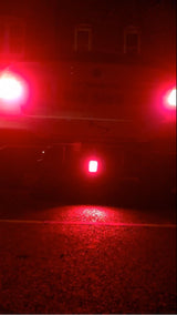 f1 style drl red 15 led rear tail stop fog brake light safety for bmw audi mercedes