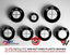 Full White Gloss V1 BMW Badge Overlay — Compatible with E/F Series | SuperWrappz