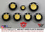 Chrome Gold V1 BMW Badge Overlay — Compatible with E/F Series | SuperWrappz